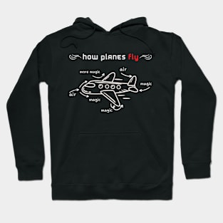 How Planes Fly Aerospace Engineering Aviation Hoodie